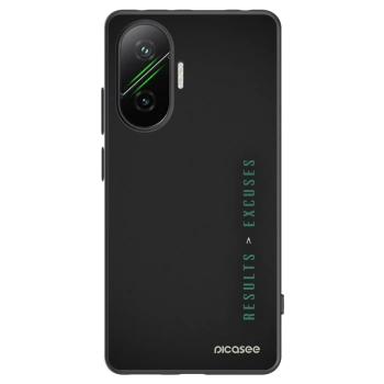 Picasee crna silikonska maskica za Xiaomi Poco F7 5G - Results x Excuses
