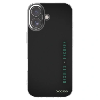Picasee silikonska prozirna maskica za Apple iPhone 17 - Results x Excuses