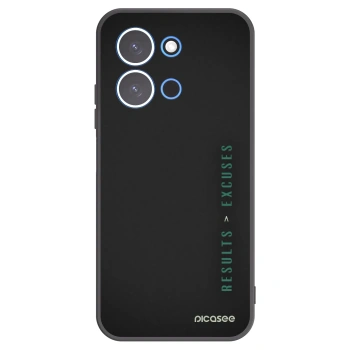 Picasee crna silikonska maskica za Xiaomi Redmi 15C 4G - Results x Excuses