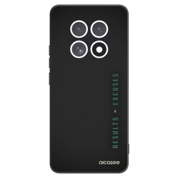 Picasee crna silikonska maskica za Xiaomi Redmi Note 15 4G - Results x Excuses