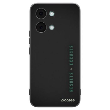Picasee crna silikonska maskica za Xiaomi Poco X8 Pro Max - Results x Excuses