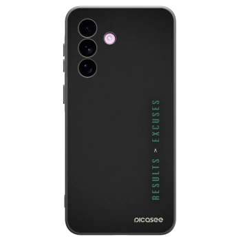 Picasee crna silikonska maskica za Samsung Galaxy A57 5G - Results x Excuses