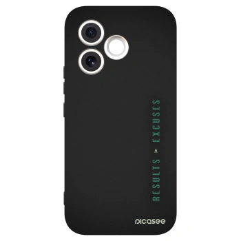 Picasee crna silikonska maskica za Honor 600 Lite - Results x Excuses