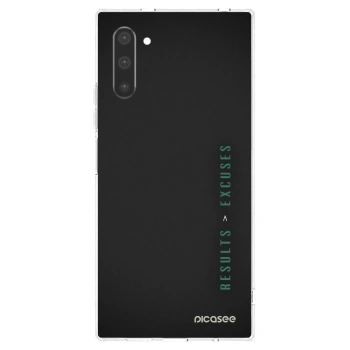 Picasee silikonska prozirna maskica za Samsung Galaxy Note 10 N970F - Results x Excuses