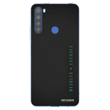 Picasee silikonska prozirna maskica za Xiaomi Redmi Note 8T - Results x Excuses