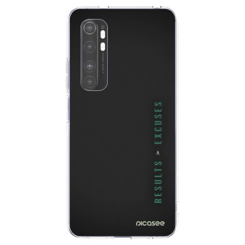 Picasee silikonska prozirna maskica za Xiaomi Mi Note 10 Lite - Results x Excuses