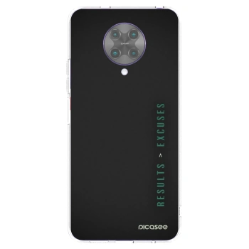 Picasee silikonska prozirna maskica za Xiaomi Poco F2 Pro - Results x Excuses
