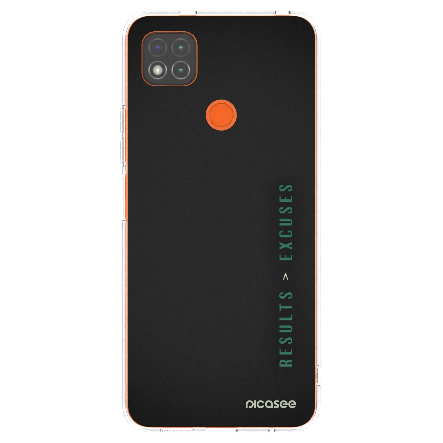 Picasee silikonska prozirna maskica za Xiaomi Redmi 9C - Results x Excuses