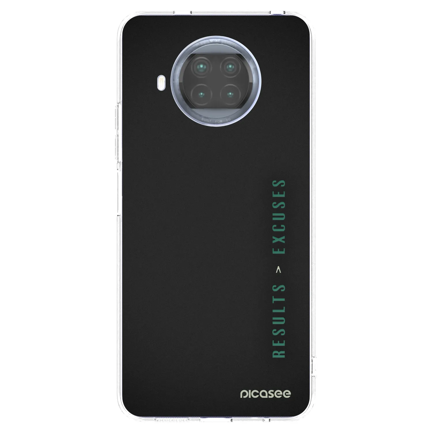 Picasee silikonska prozirna maskica za Xiaomi Mi 10T Lite - Results x Excuses