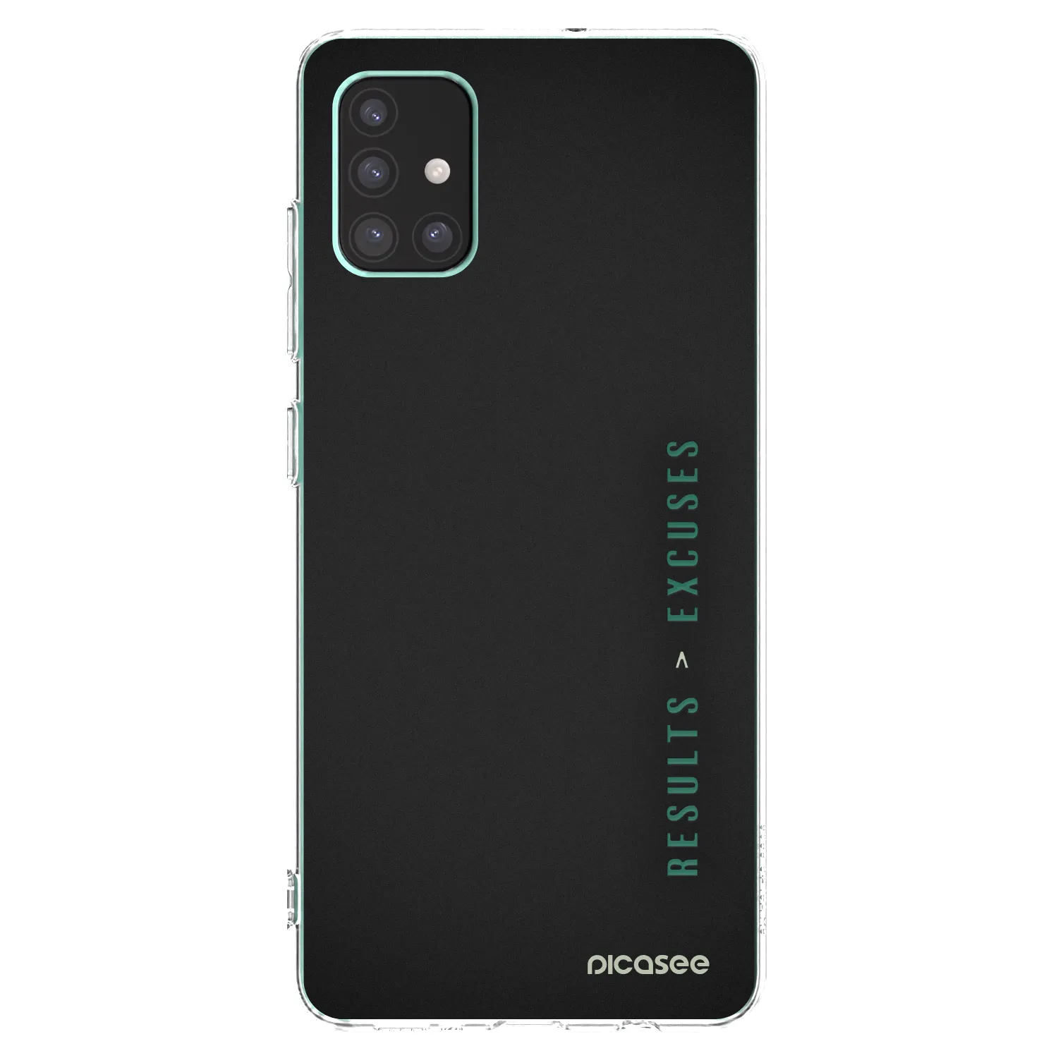 Picasee silikonska prozirna maskica za Samsung Galaxy M51 M515F - Results x Excuses