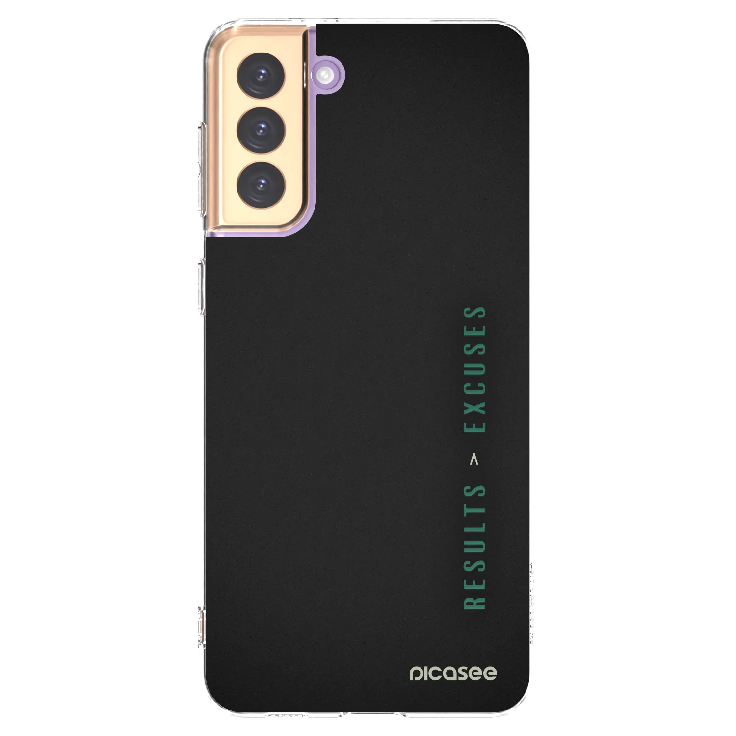 Picasee silikonska prozirna maskica za Samsung Galaxy S21+ 5G G996F - Results x Excuses