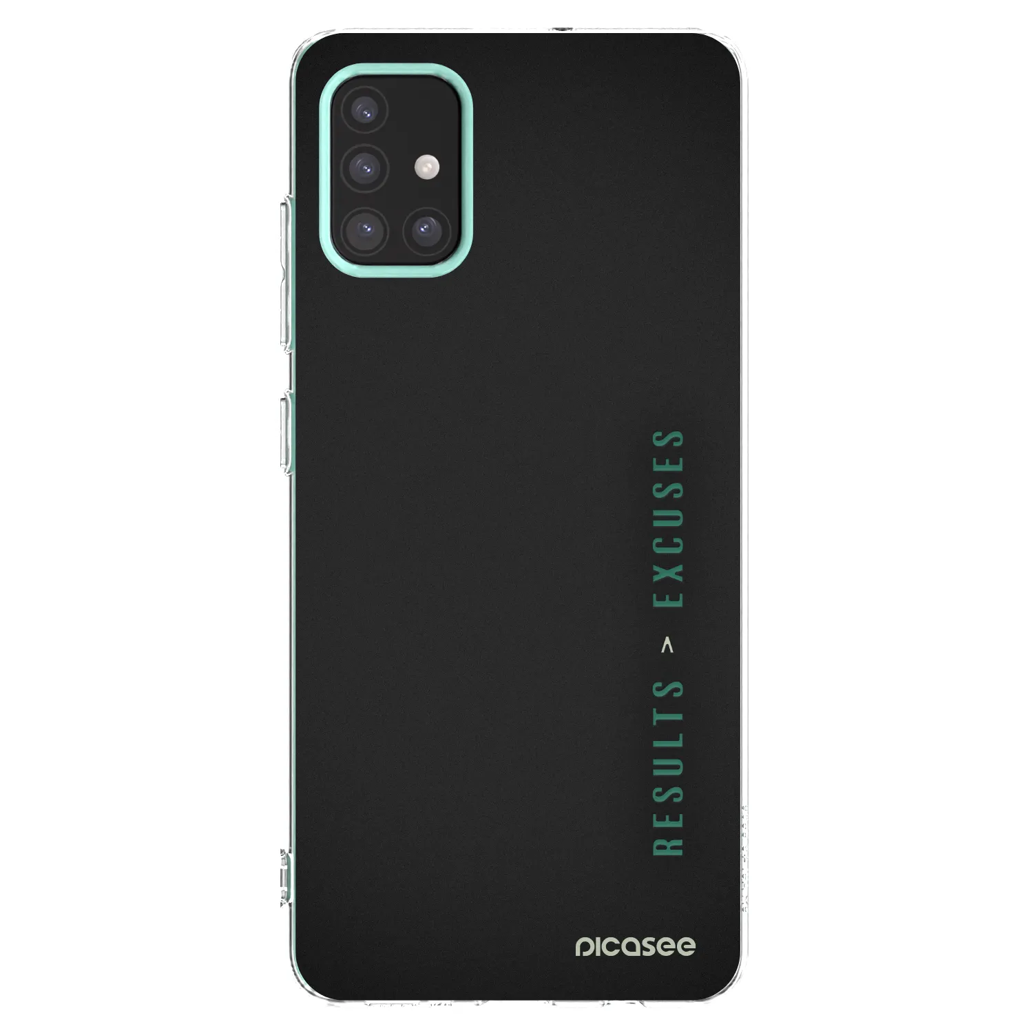 Picasee silikonska prozirna maskica za Samsung Galaxy M31s - Results x Excuses