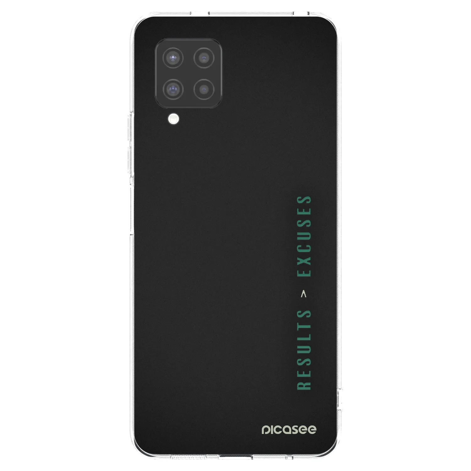 Picasee silikonska prozirna maskica za Samsung Galaxy A42 A426B - Results x Excuses