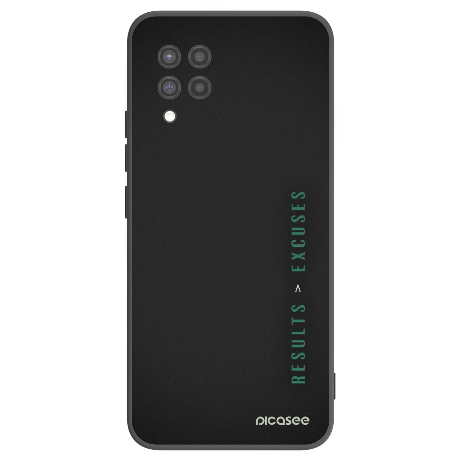 Picasee crna silikonska maskica za Samsung Galaxy A42 A426B - Results x Excuses