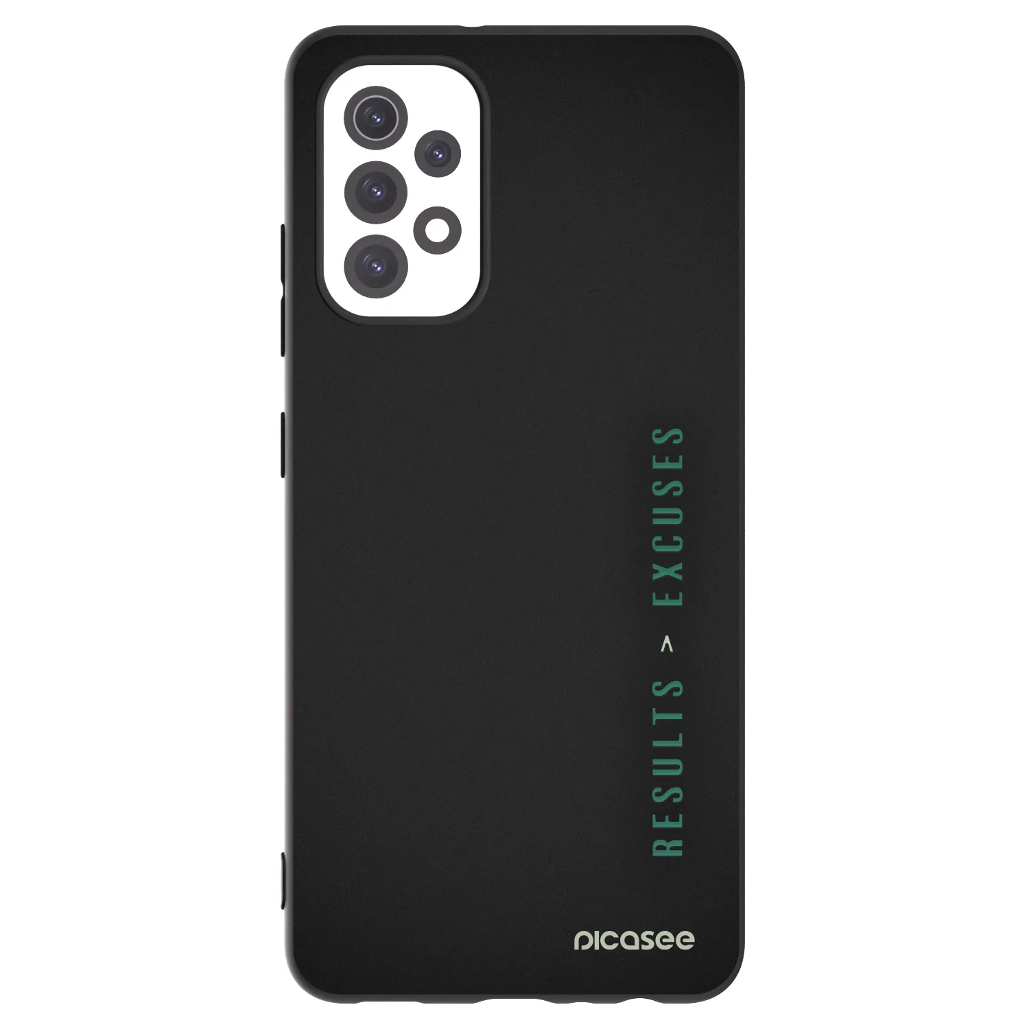 Picasee crna silikonska maskica za Samsung Galaxy A32 5G A326B - Results x Excuses