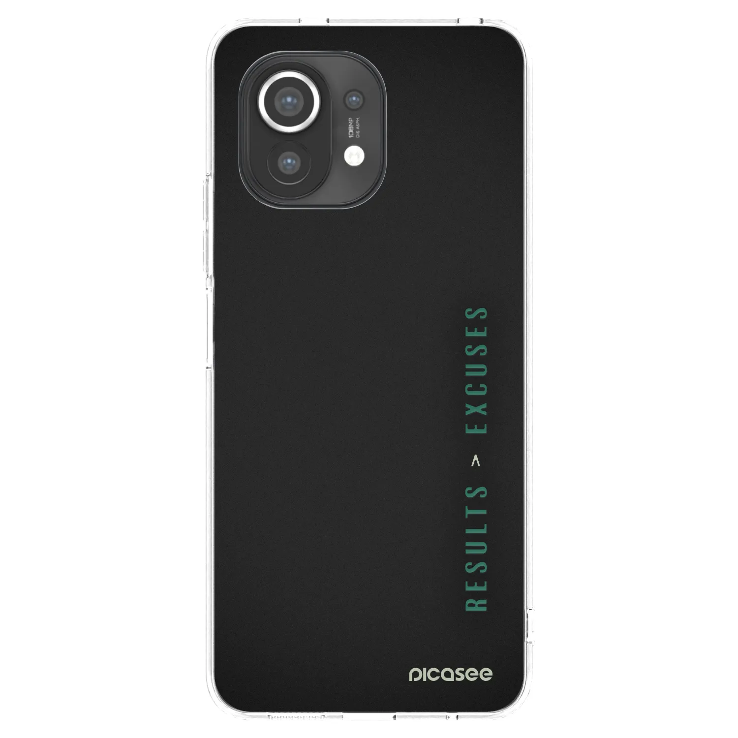 Picasee silikonska prozirna maskica za Xiaomi Mi 11 - Results x Excuses