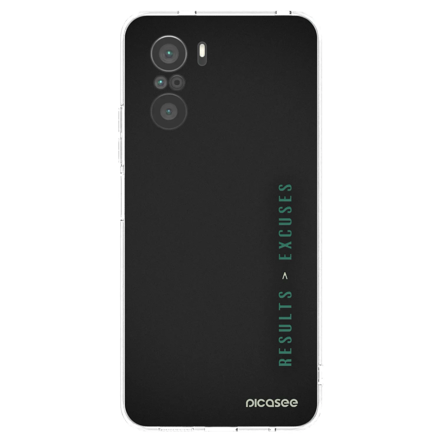Picasee silikonska prozirna maskica za Xiaomi Poco F3 - Results x Excuses