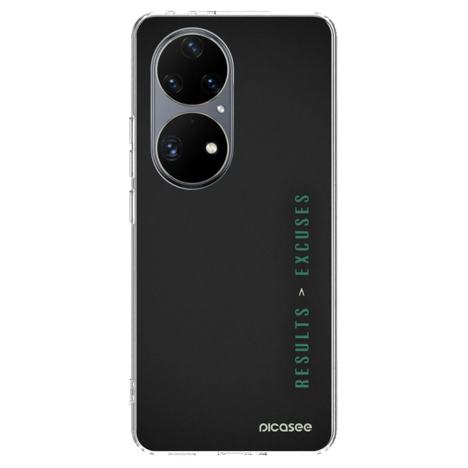 Picasee silikonska prozirna maskica za Huawei P50 - Results x Excuses