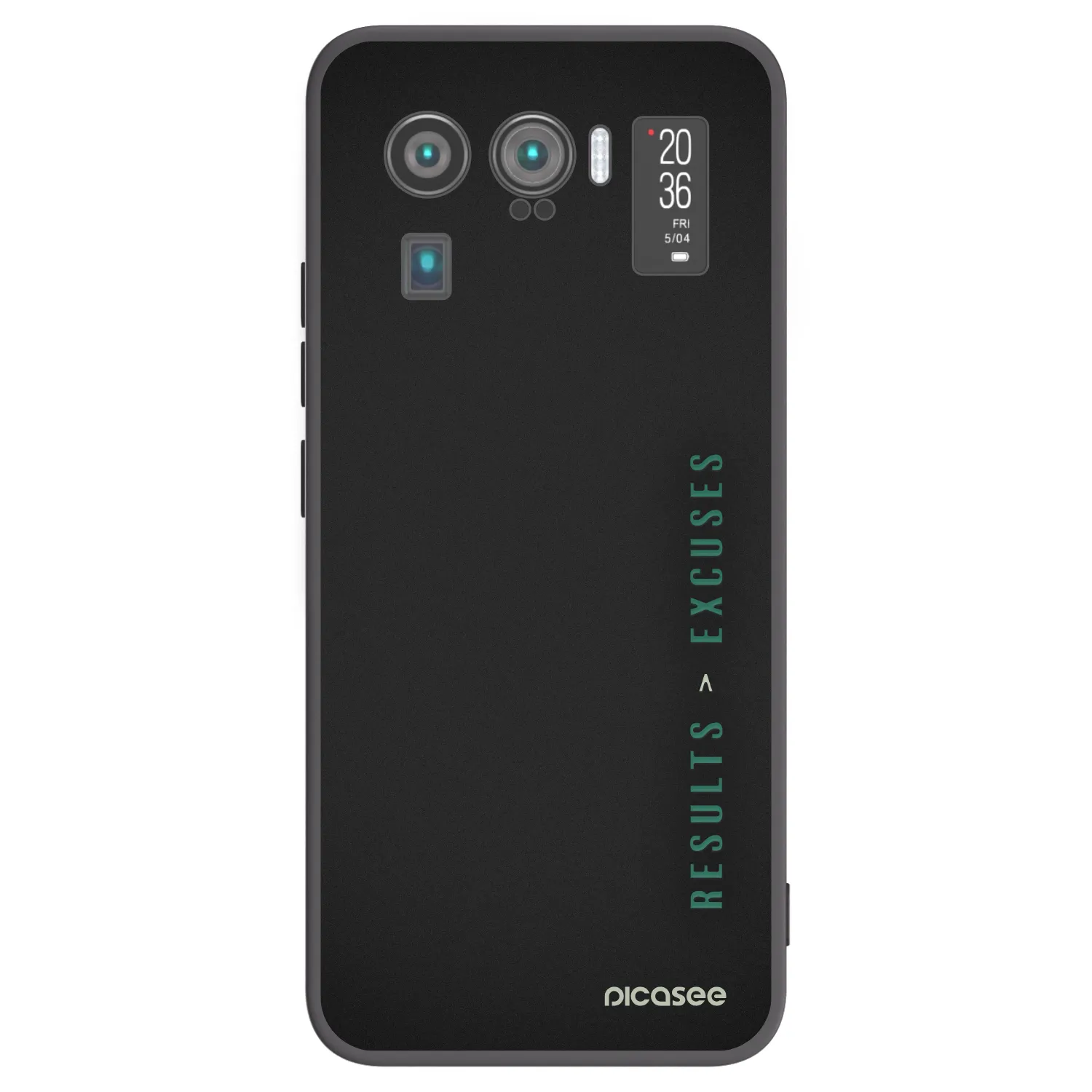 Picasee crna silikonska maskica za Xiaomi Mi 11 Ultra - Results x Excuses