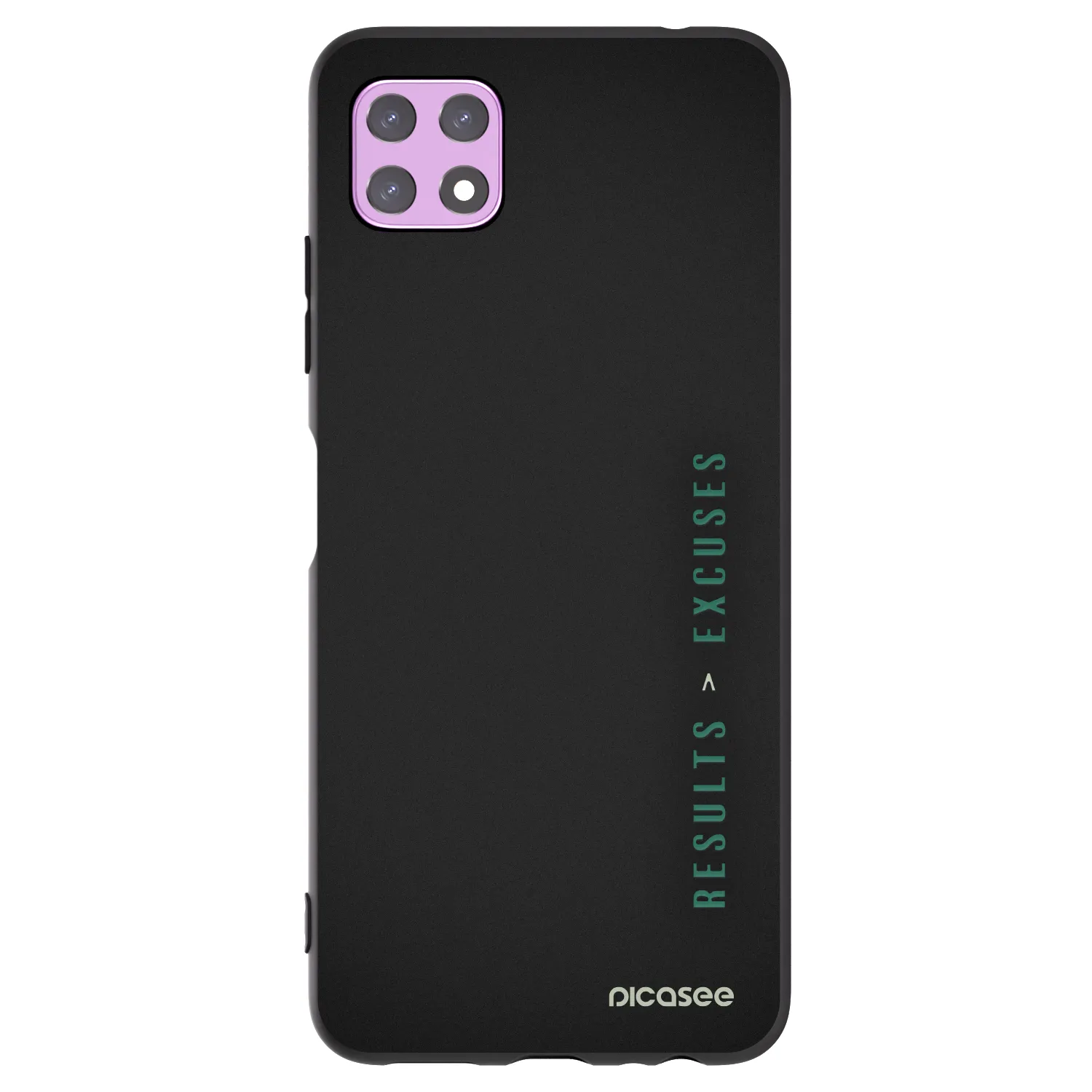 Picasee crna silikonska maskica za Samsung Galaxy A22 A226B 5G - Results x Excuses