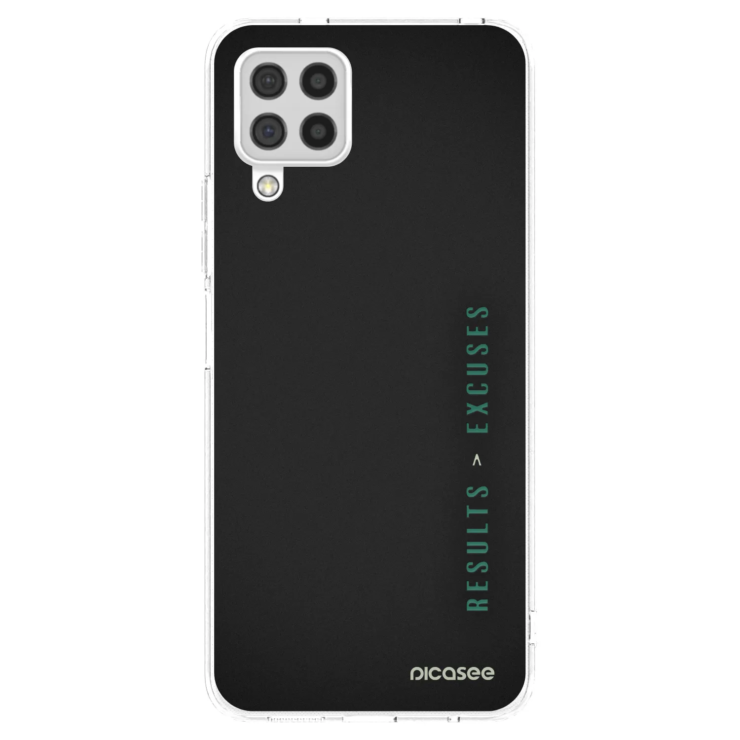 Picasee silikonska prozirna maskica za Samsung Galaxy A22 A225F 4G - Results x Excuses