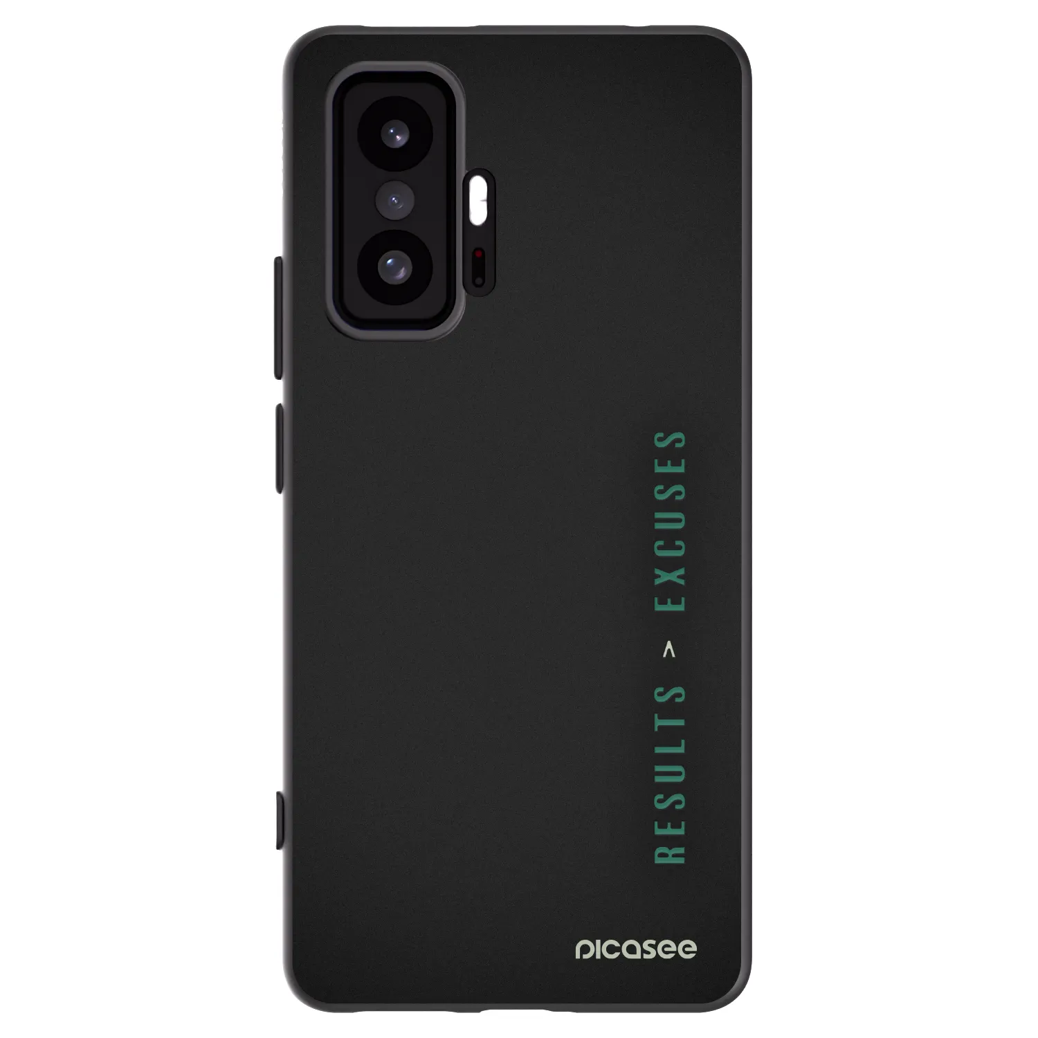 Picasee crna silikonska maskica za Xiaomi 11T - Results x Excuses