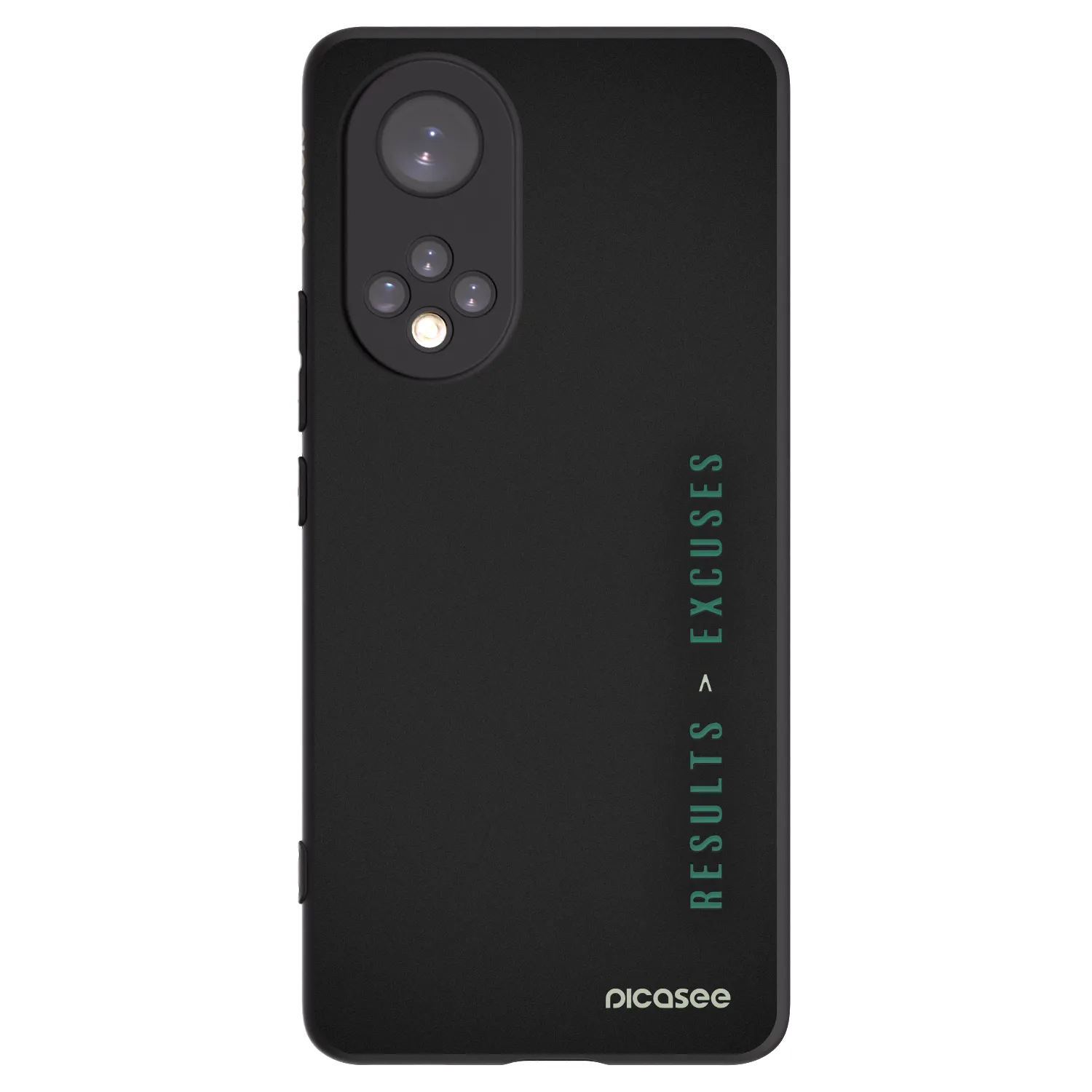 Picasee crna silikonska maskica za Huawei Nova 9 - Results x Excuses