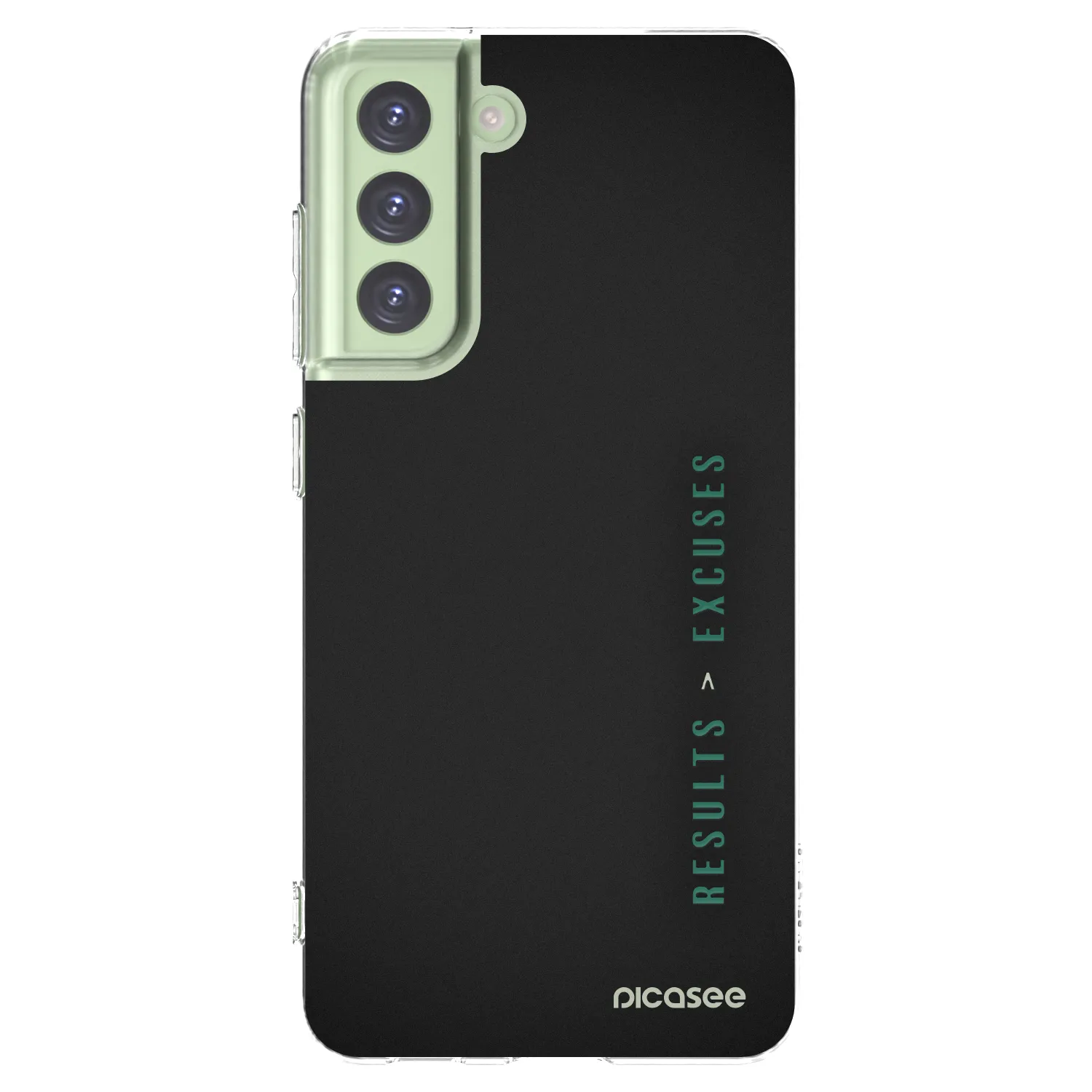 Picasee silikonska prozirna maskica za Samsung Galaxy S21 FE 5G - Results x Excuses
