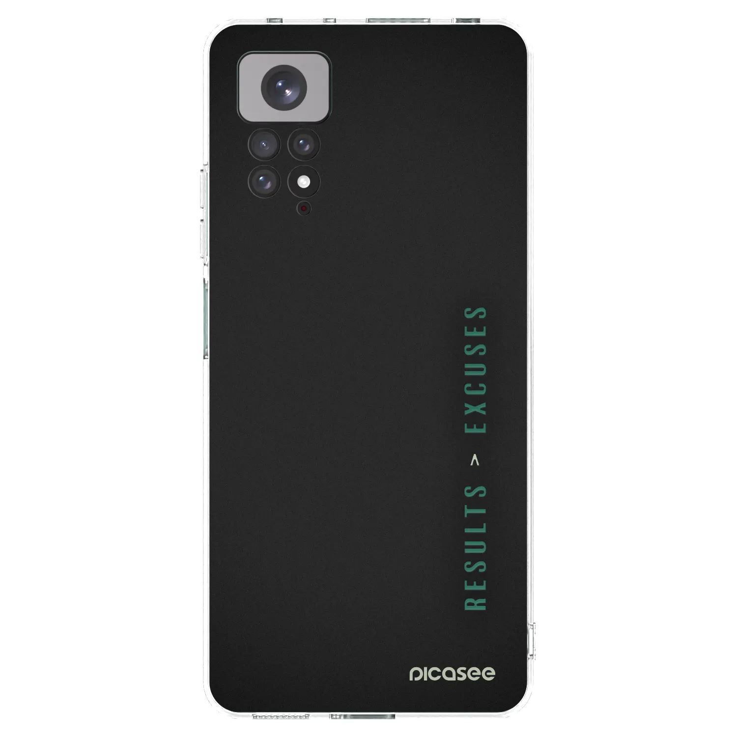 Picasee silikonska prozirna maskica za Xiaomi Redmi Note 11S 4G - Results x Excuses