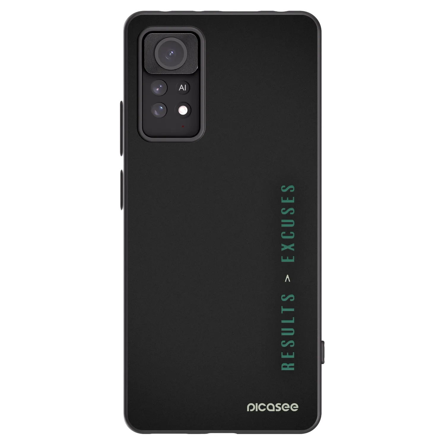 Picasee crna silikonska maskica za Xiaomi Redmi Note 11 Pro 5G - Results x Excuses