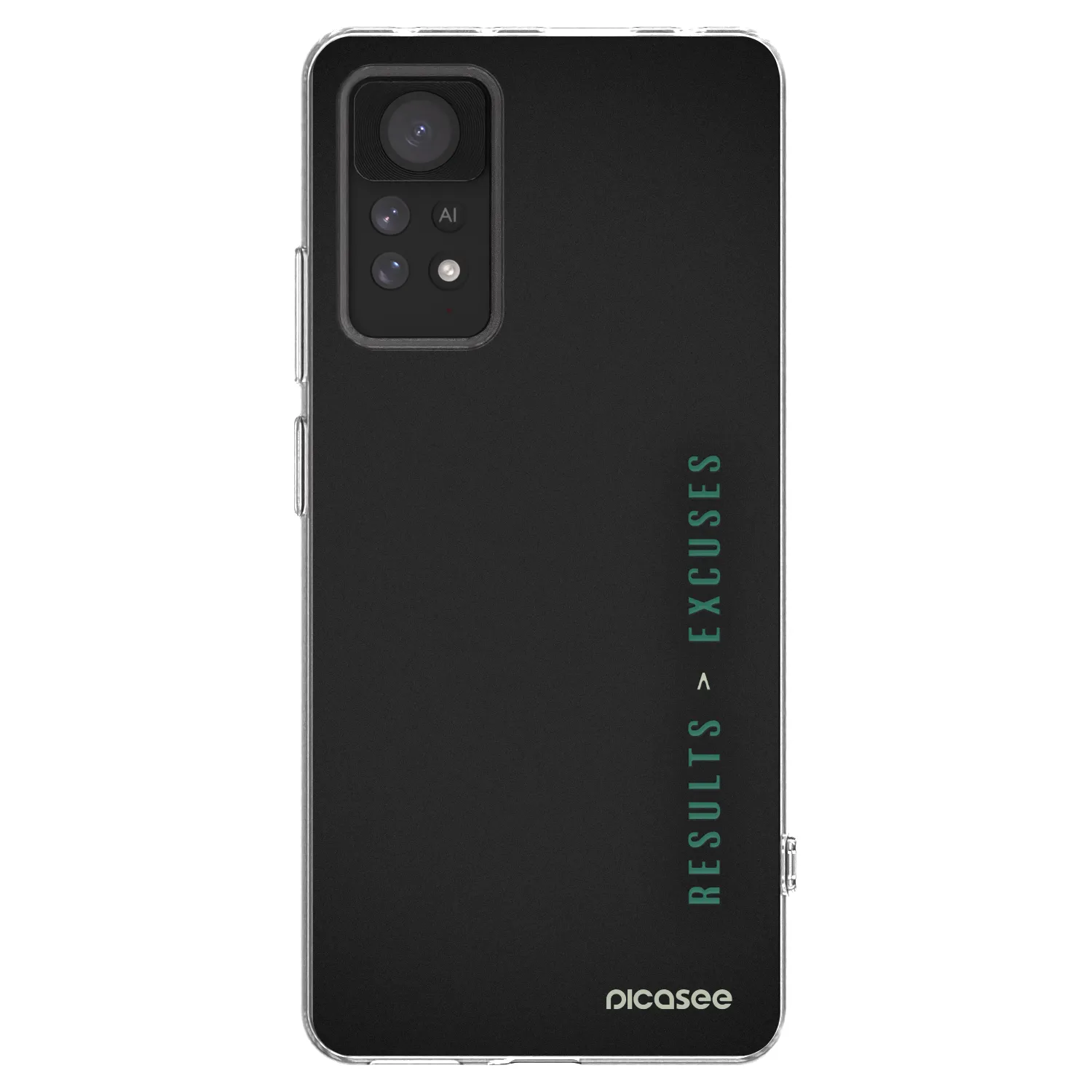 Picasee silikonska prozirna maskica za Xiaomi Redmi Note 11 Pro 5G - Results x Excuses