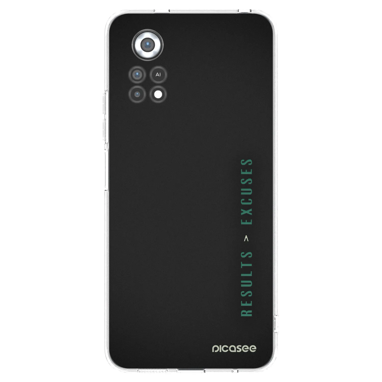 Picasee silikonska prozirna maskica za Xiaomi Poco X4 Pro 5G - Results x Excuses