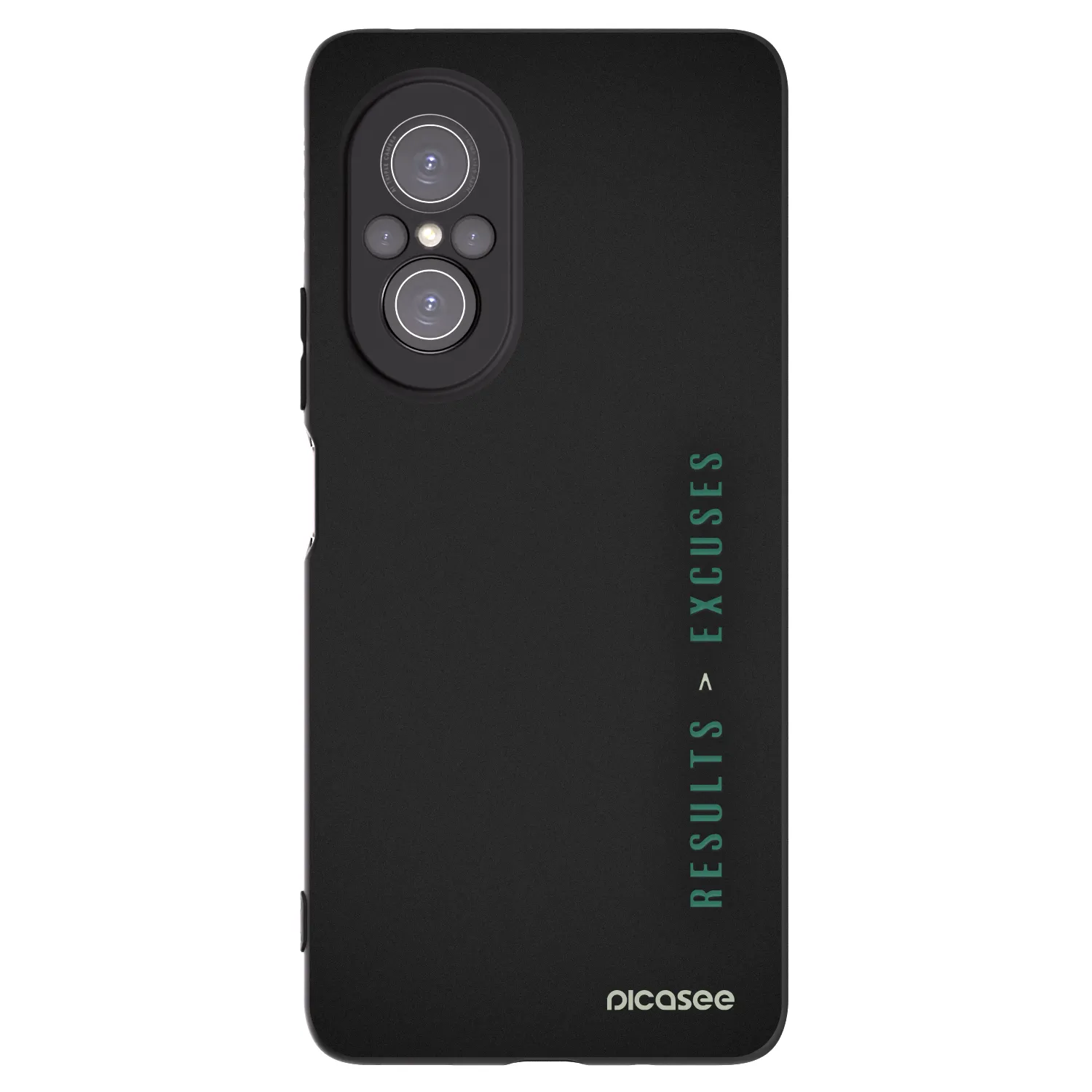Picasee crna silikonska maskica za Huawei Nova 9 SE - Results x Excuses