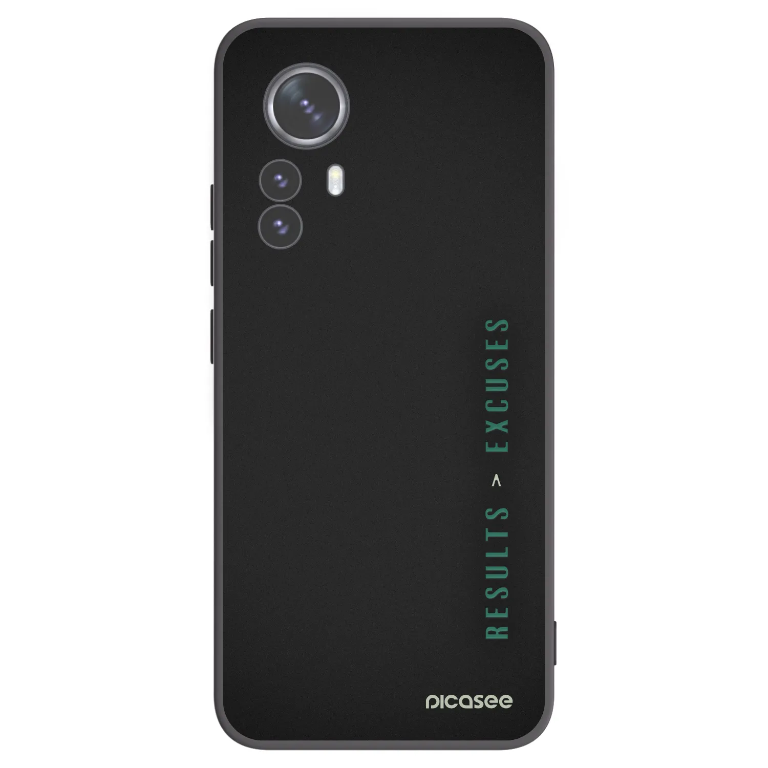 Picasee crna silikonska maskica za Xiaomi 12 Pro - Results x Excuses