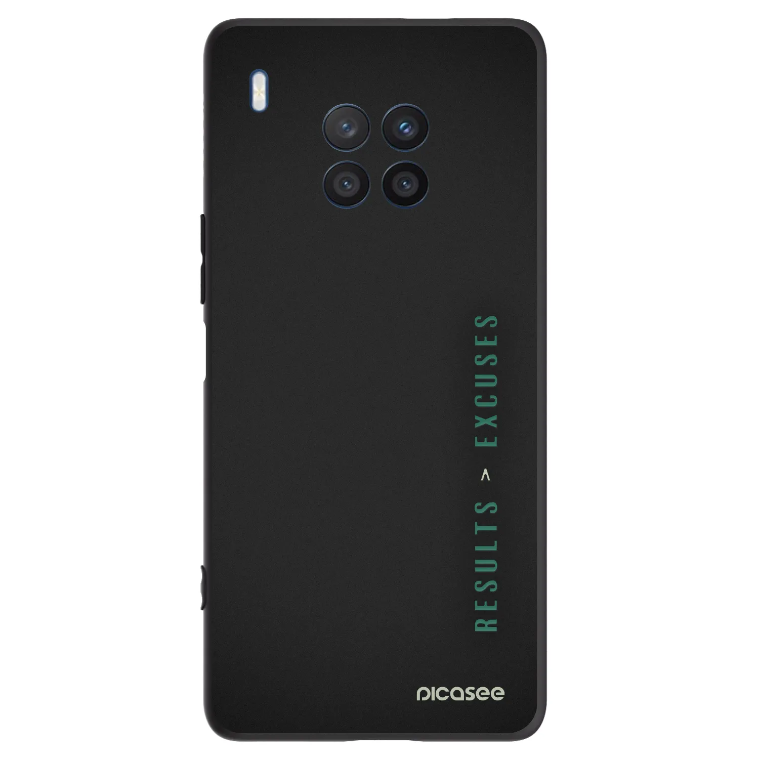 Picasee crna silikonska maskica za Honor 50 Lite - Results x Excuses