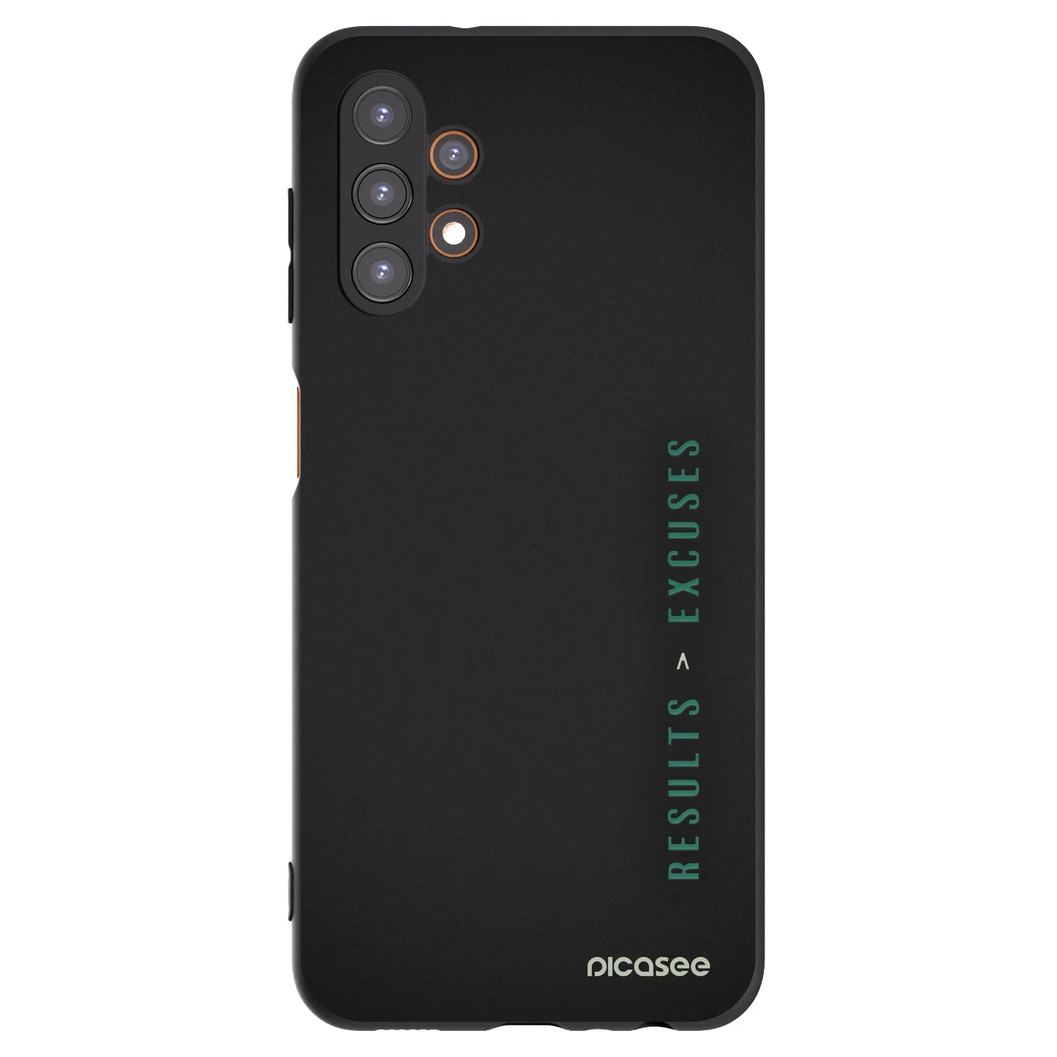 Picasee crna silikonska maskica za Samsung Galaxy A13 4G A135 - Results x Excuses
