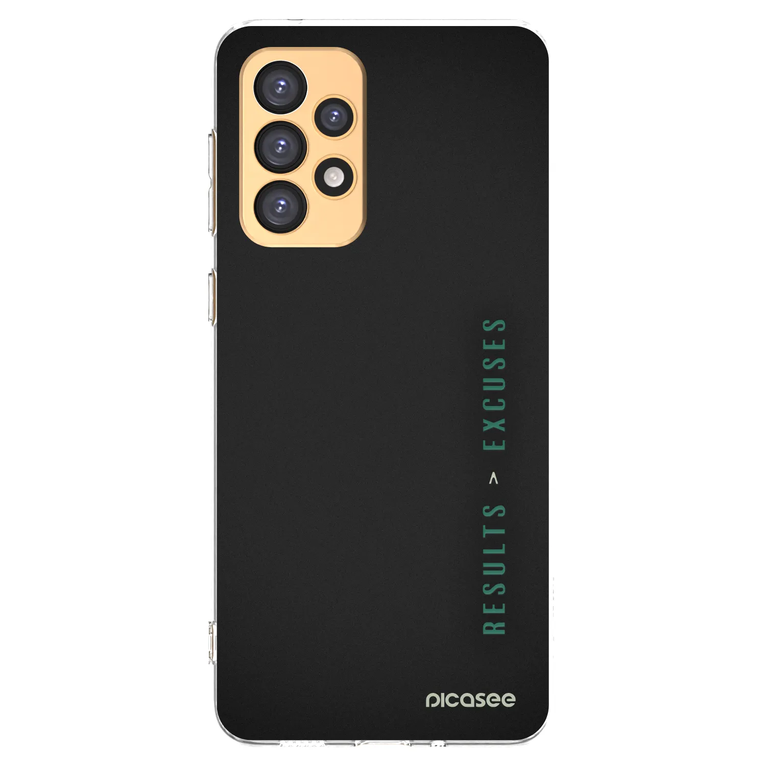 Picasee silikonska prozirna maskica za Samsung Galaxy A33 5G A336 - Results x Excuses