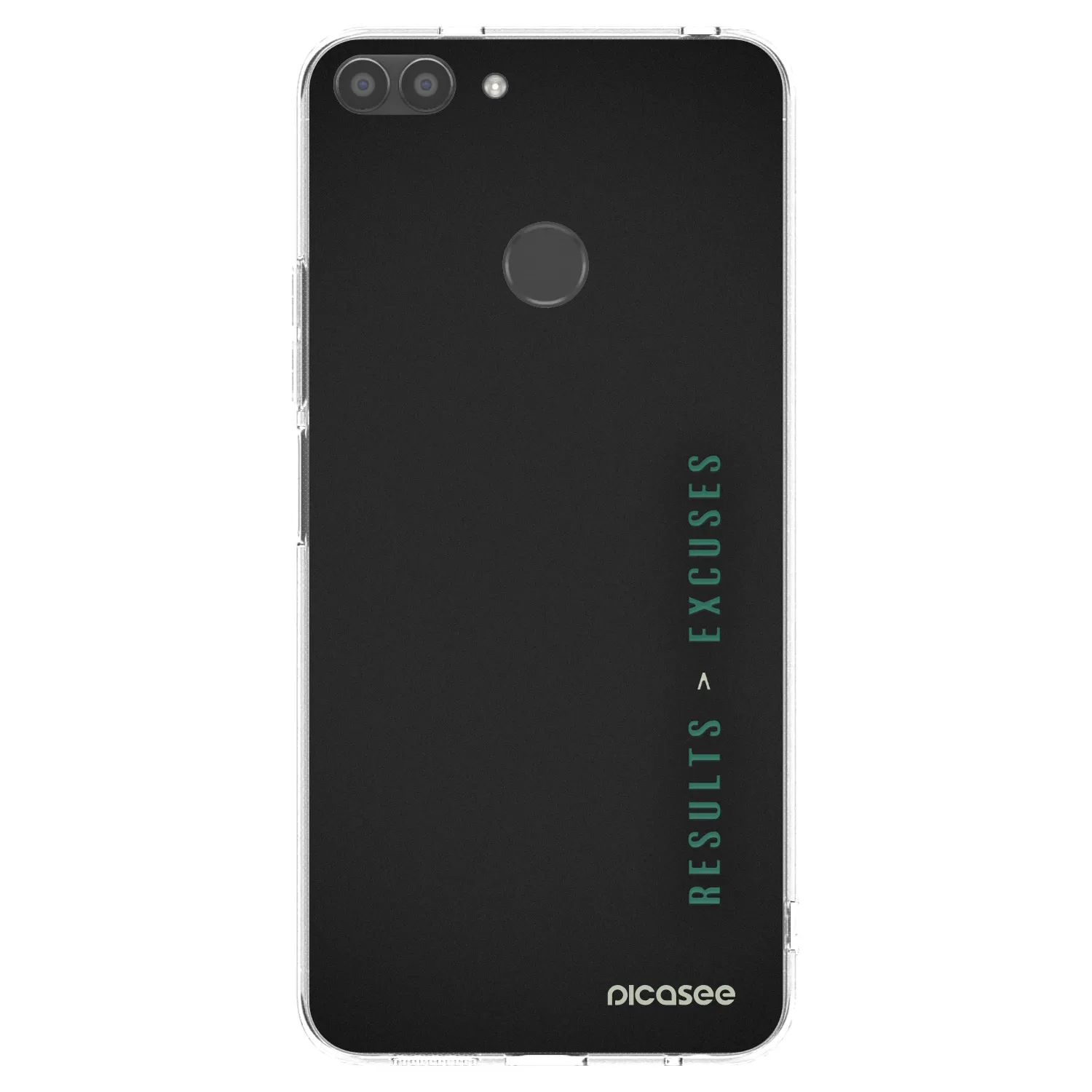 Picasee silikonska prozirna maskica za Huawei P Smart - Results x Excuses