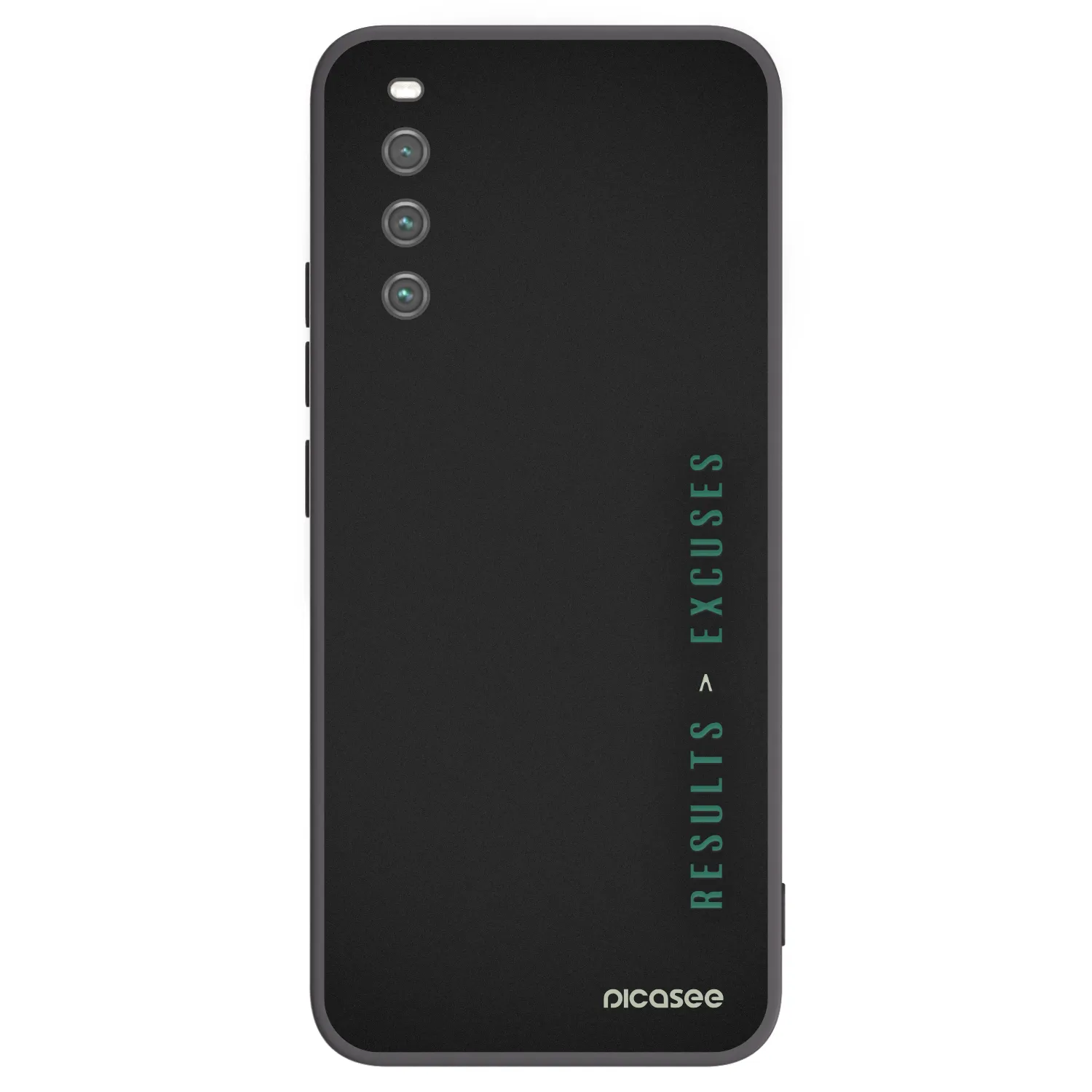 Picasee crna silikonska maskica za Sony Xperia 10 IV 5G - Results x Excuses