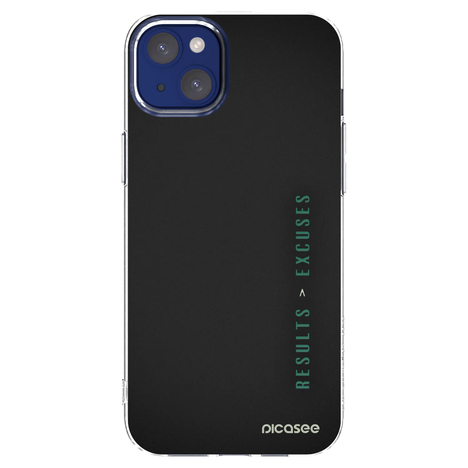 Picasee silikonska prozirna maskica za Apple iPhone 14 Plus - Results x Excuses