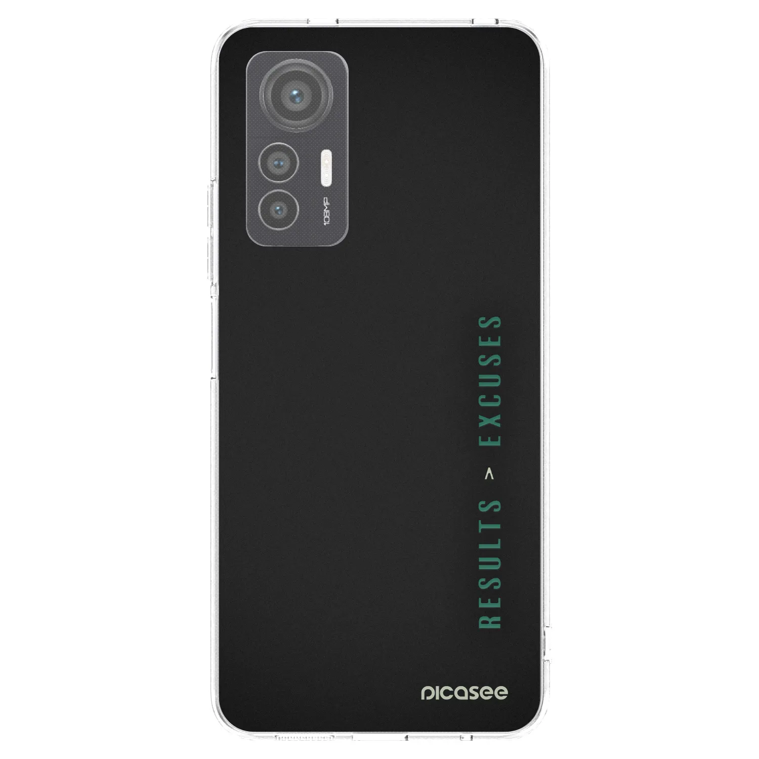 Picasee silikonska prozirna maskica za Xiaomi 12 Lite - Results x Excuses