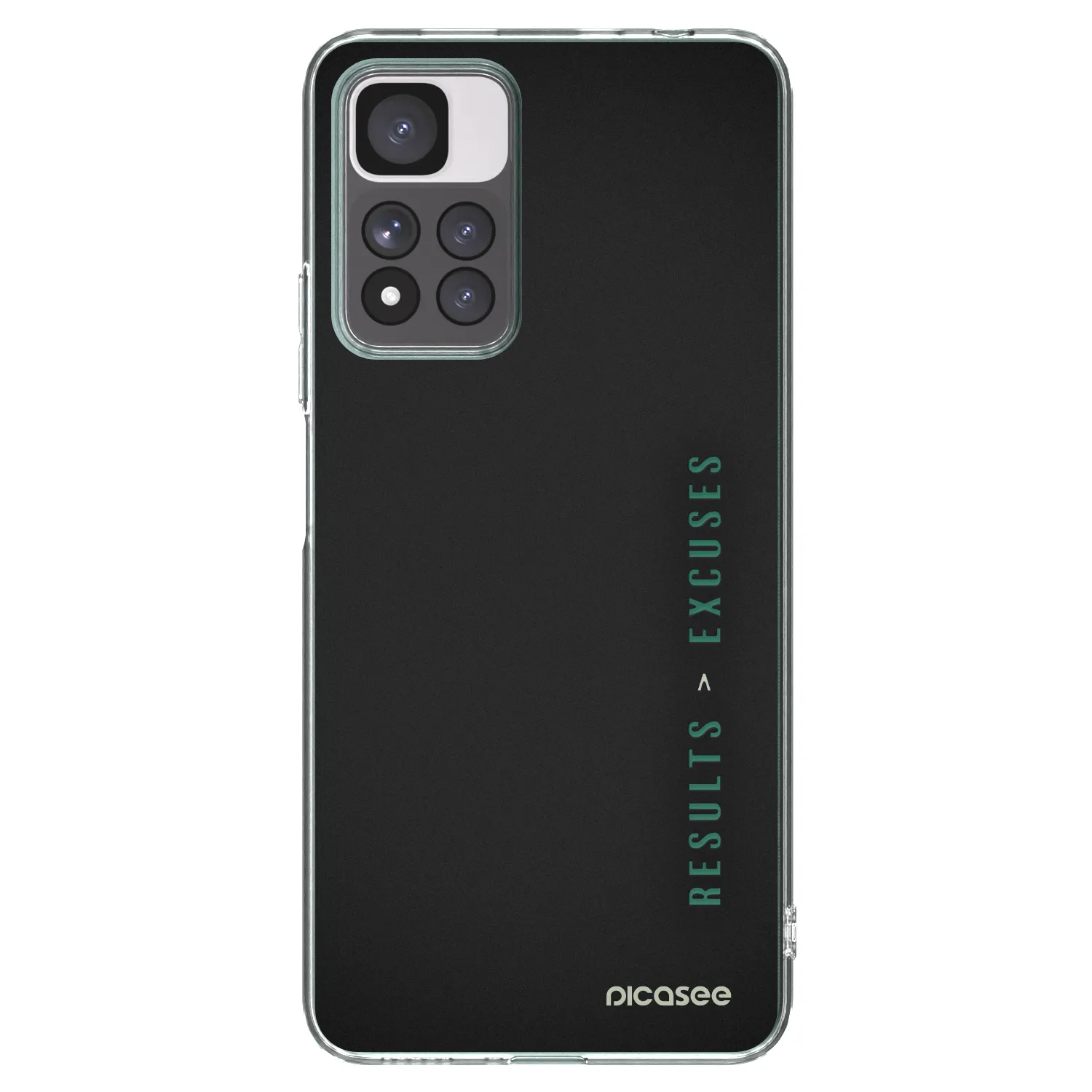 Picasee silikonska prozirna maskica za Xiaomi Redmi Note 11 Pro+ 5G - Results x Excuses