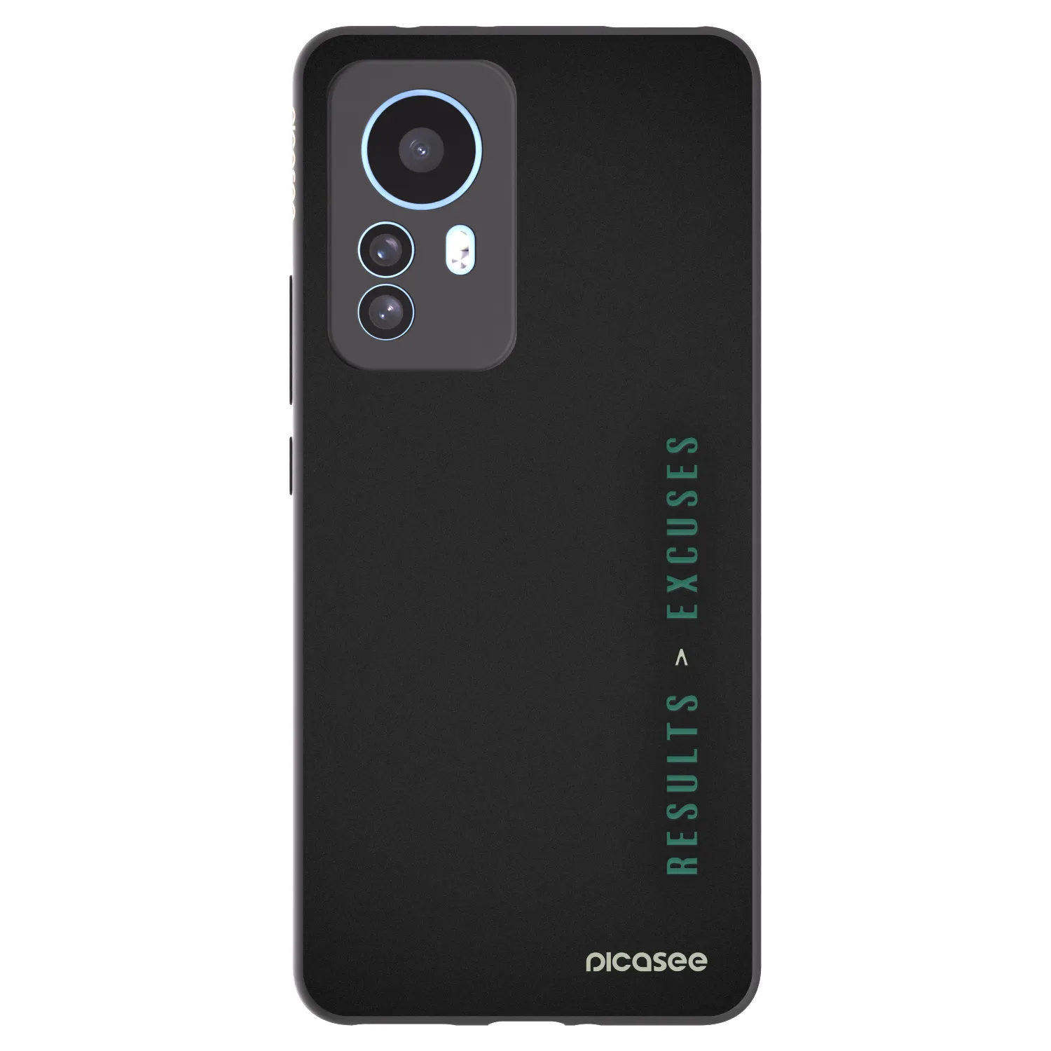 Picasee crna silikonska maskica za Xiaomi 12T Pro - Results x Excuses