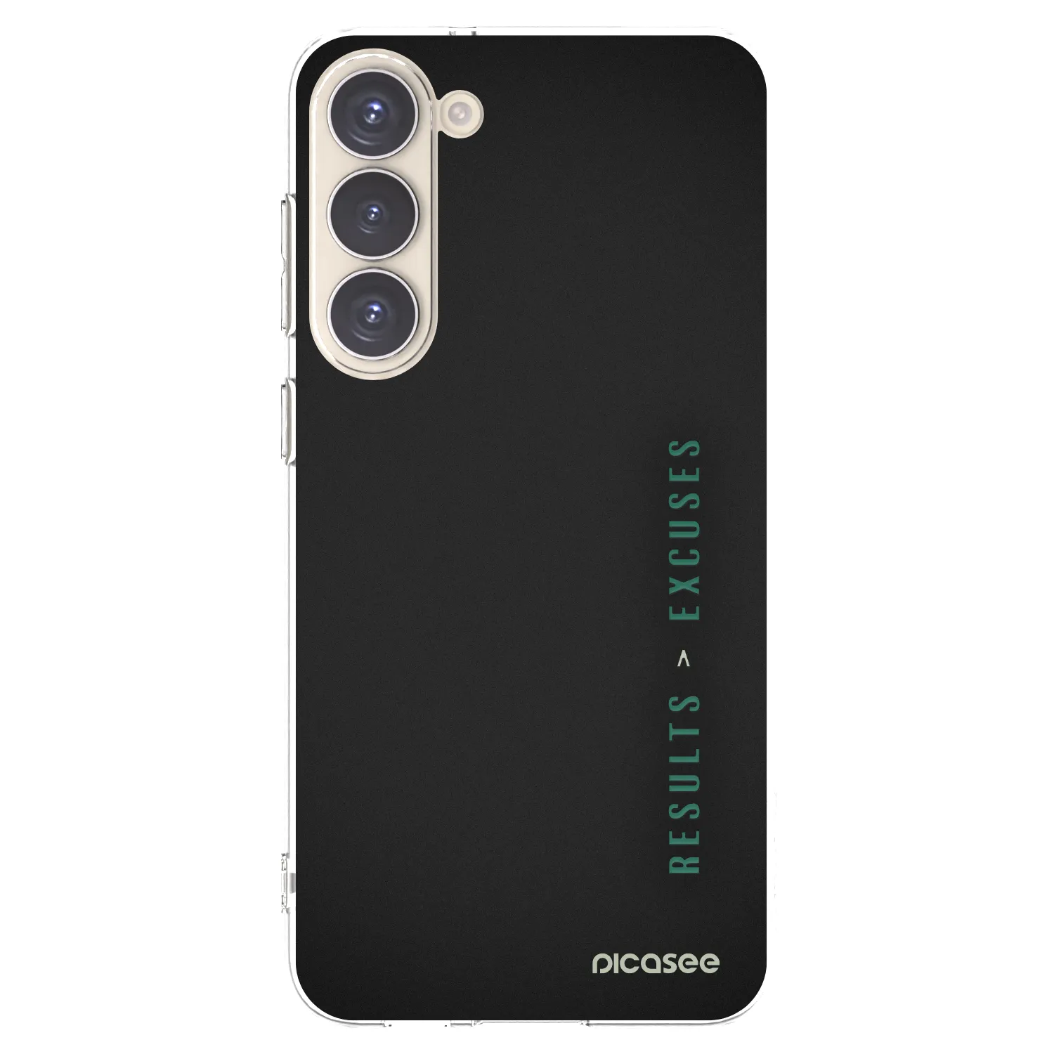 Picasee silikonska prozirna maskica za Samsung Galaxy S23+ 5G - Results x Excuses