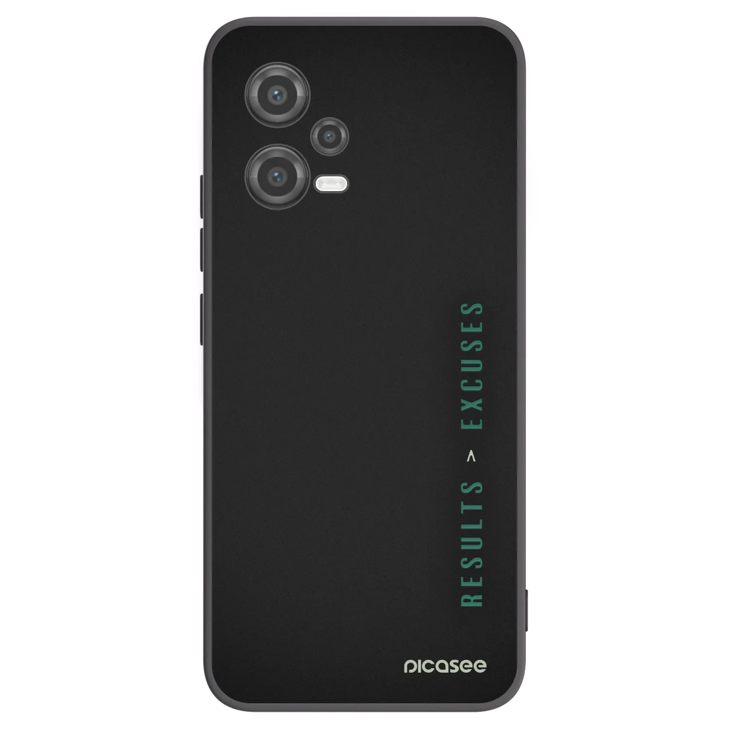 Picasee crna silikonska maskica za Xiaomi Poco X5 - Results x Excuses