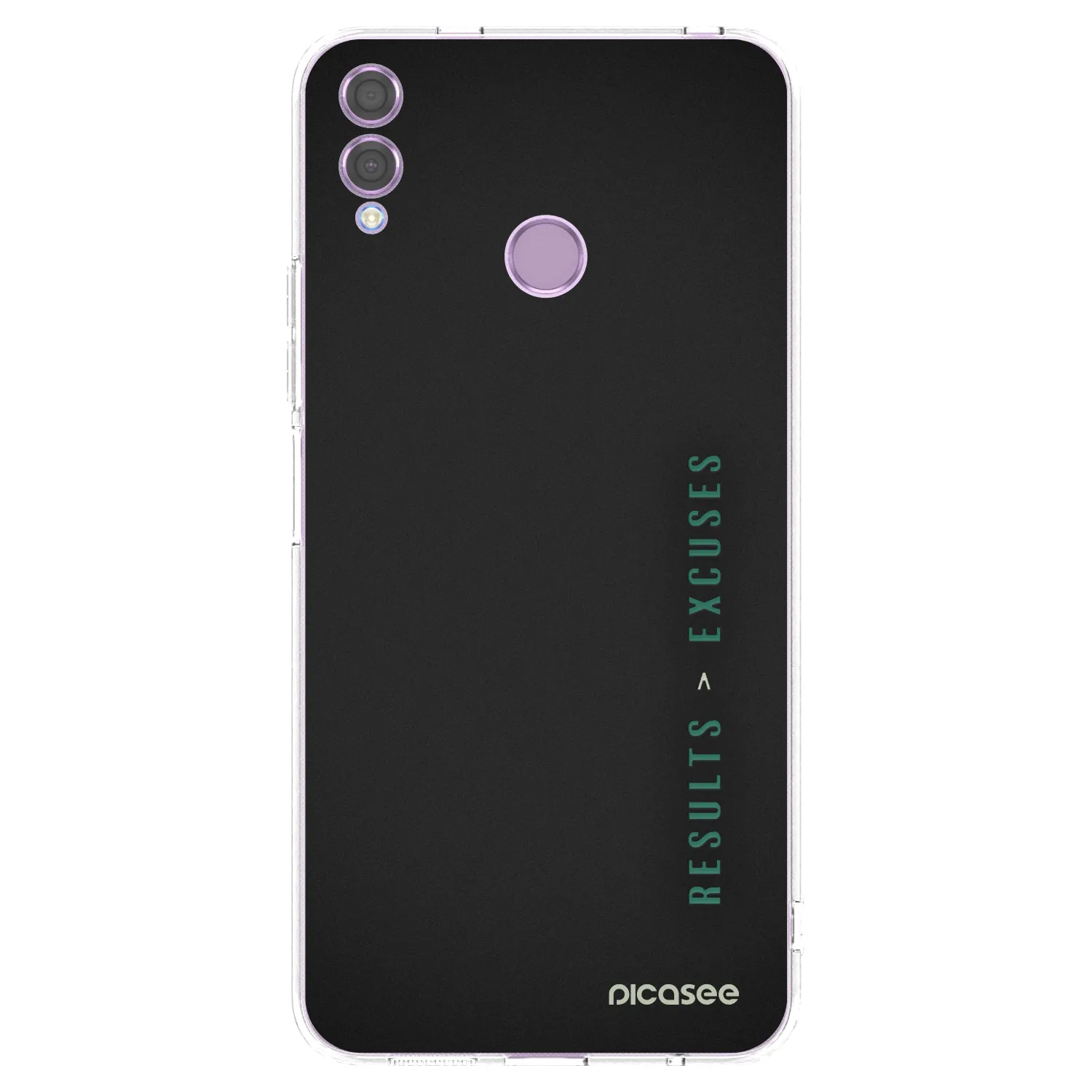 Picasee silikonska prozirna maskica za Honor 8X - Results x Excuses