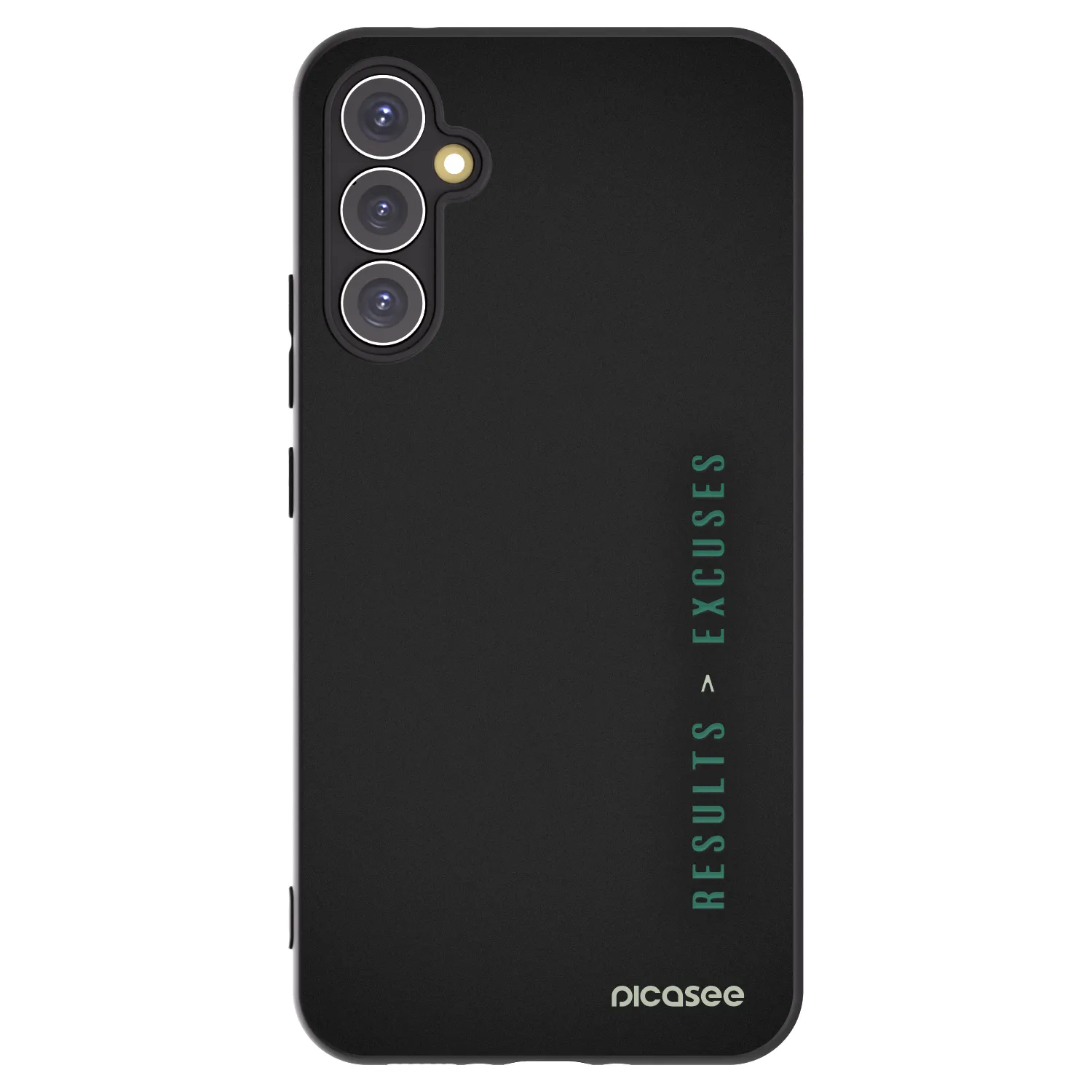 Picasee crna silikonska maskica za Samsung Galaxy A34 5G A346B - Results x Excuses