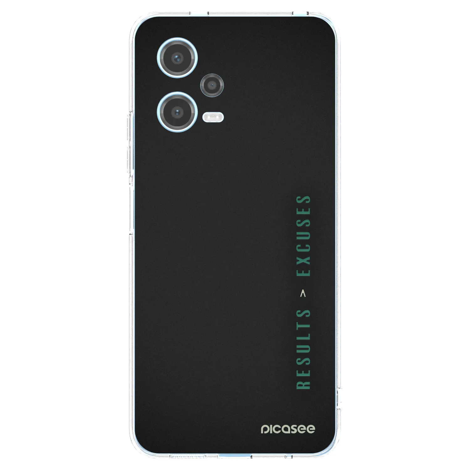 Picasee silikonska prozirna maskica za Xiaomi Redmi Note 12 5G - Results x Excuses