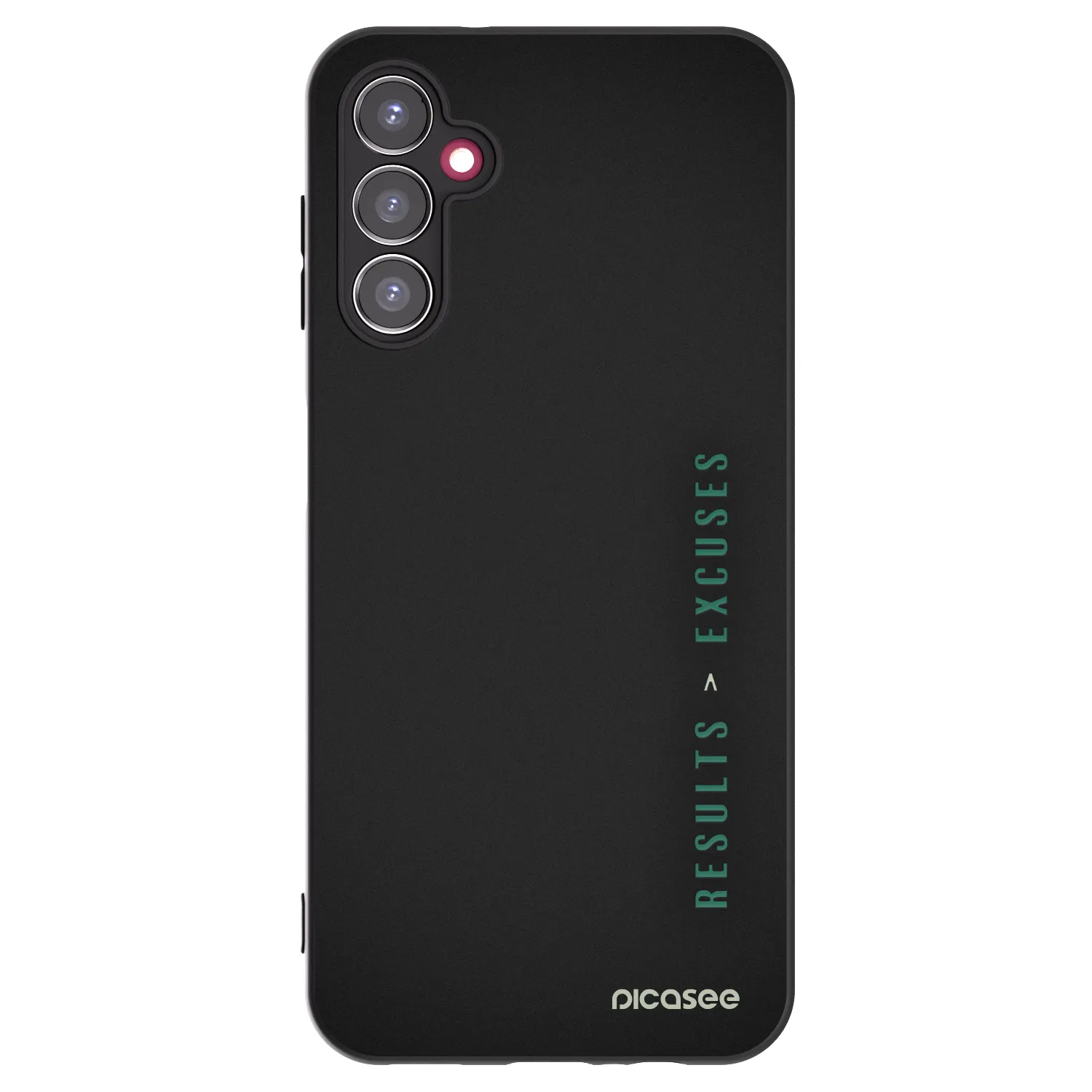 Picasee crna silikonska maskica za Samsung Galaxy A14 5G A146P - Results x Excuses