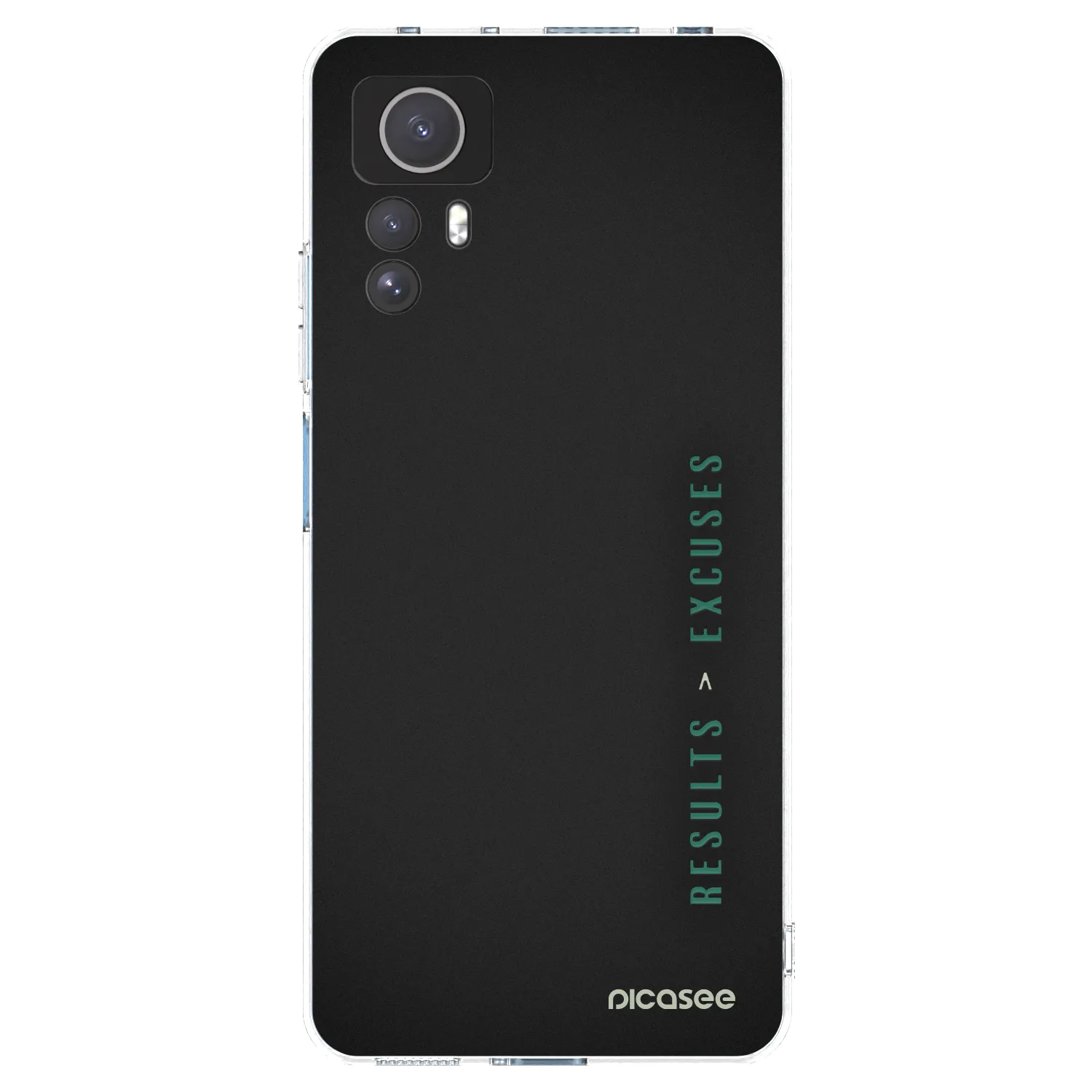 Picasee silikonska prozirna maskica za Xiaomi Redmi Note 12S - Results x Excuses
